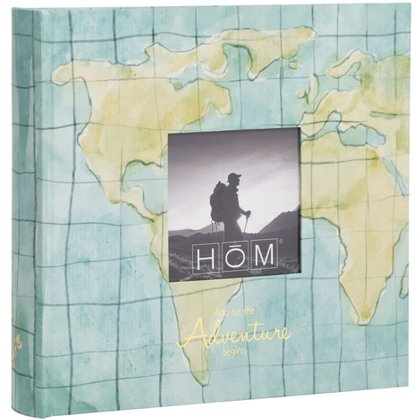 Pioneer Photo Albums DA-200MAP/WM 200-Pocket Photo Album with Printed Travel Design Cover World Maps 